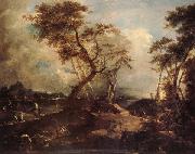 Francesco Guardi Landscape oil painting artist